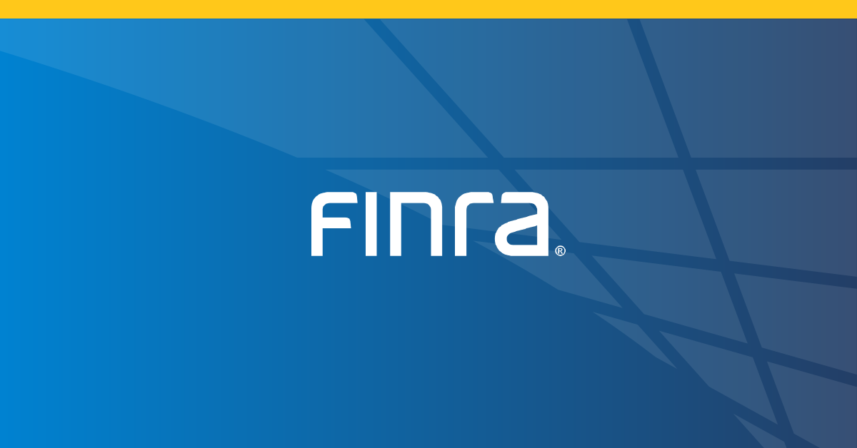 FINRA project dashboard